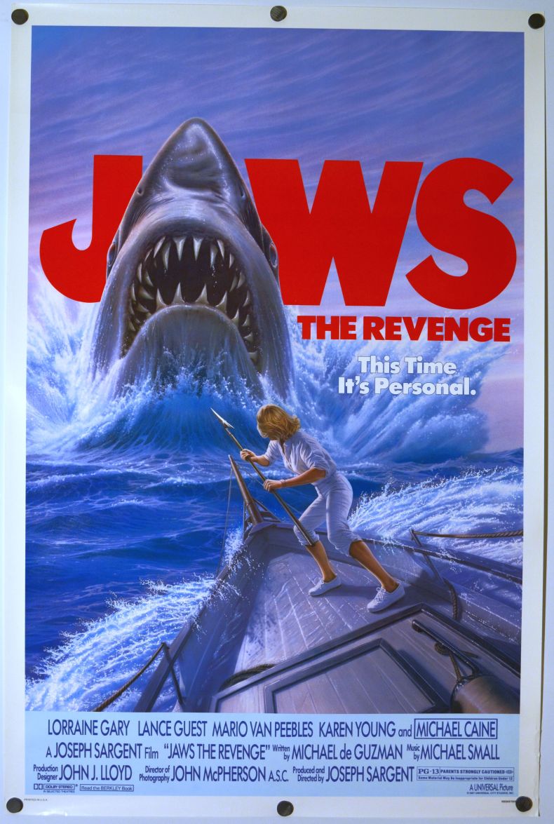 Jaws: The Revenge (1987) original theatrical movie poster - Final
