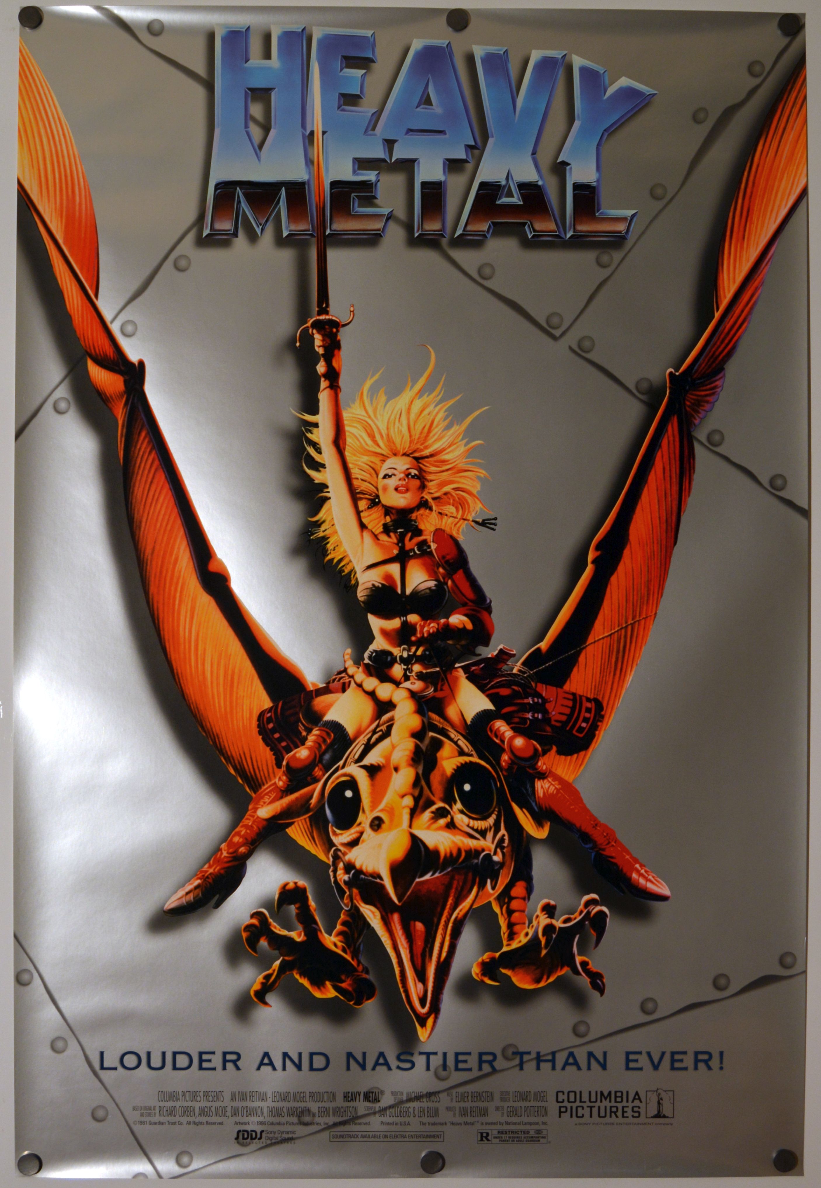 Heavy Metal (1996) original theatrical movie poster - Final