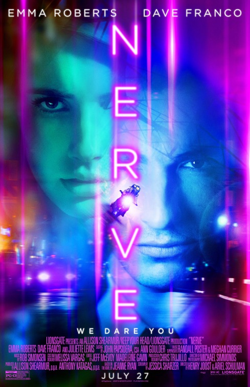 Nerve (2016) original theatrical movie poster - Final