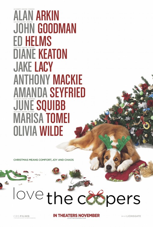 Love the Coopers (2015) original theatrical movie poster - Advance