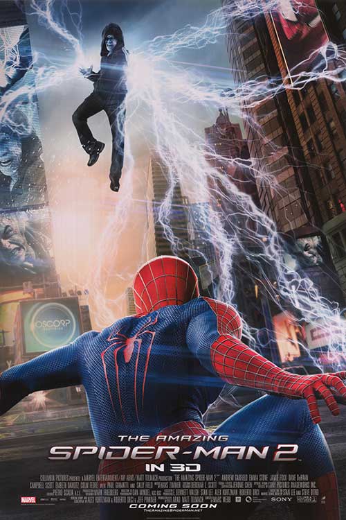 The Amazing Spider-Man 2 (2014) original theatrical movie poster - International Final