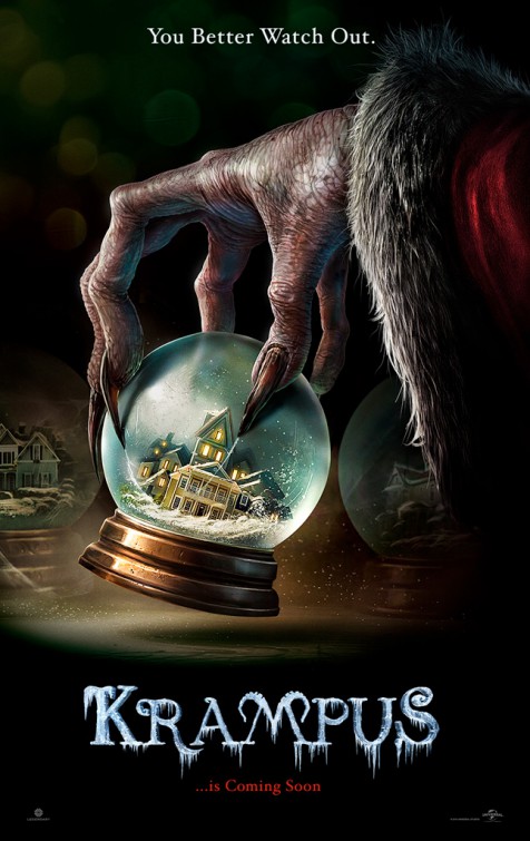 Krampus (2015) original theatrical movie poster - Advance