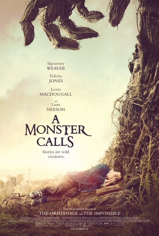 A Monster Calls (2016) original theatrical movie poster - Final