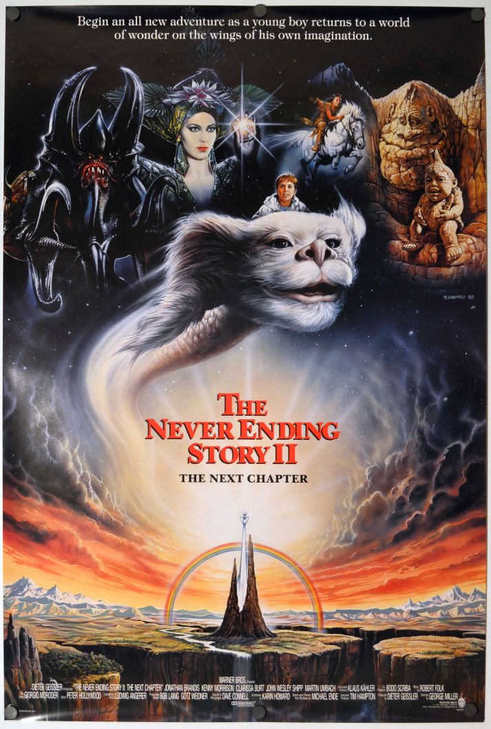 The Neverending Story II: The Next Chapter (1991) original theatrical movie poster - International