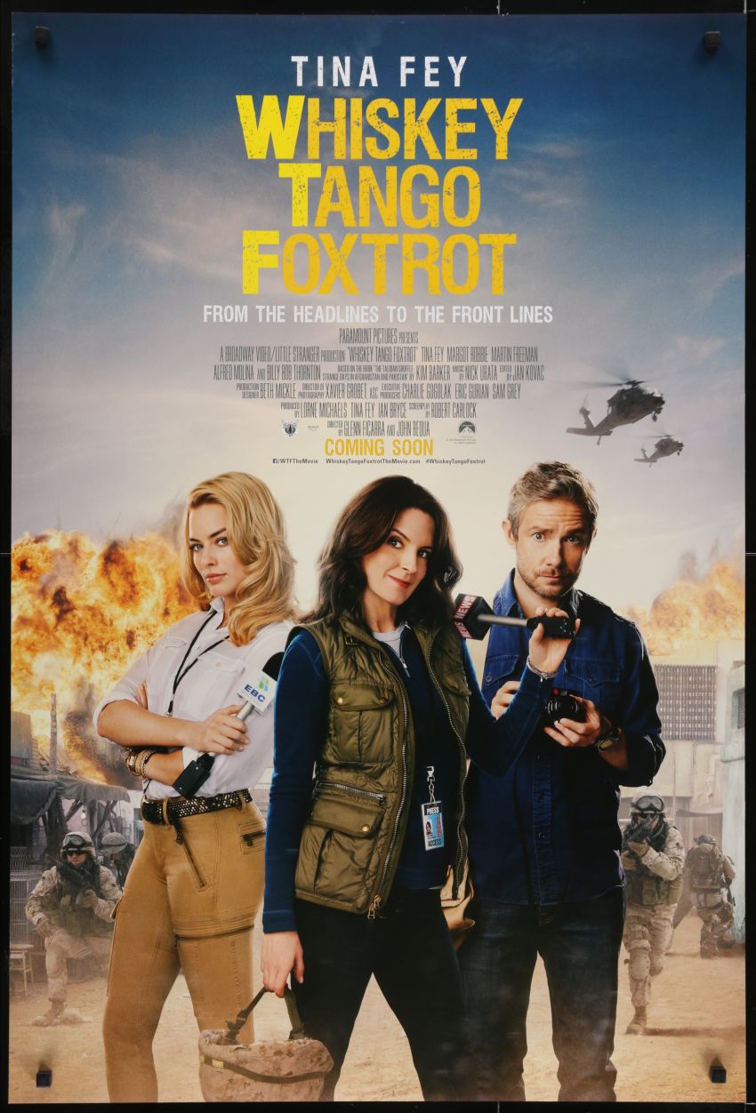 Whiskey Tango Foxtrot (2016) original theatrical movie poster - International