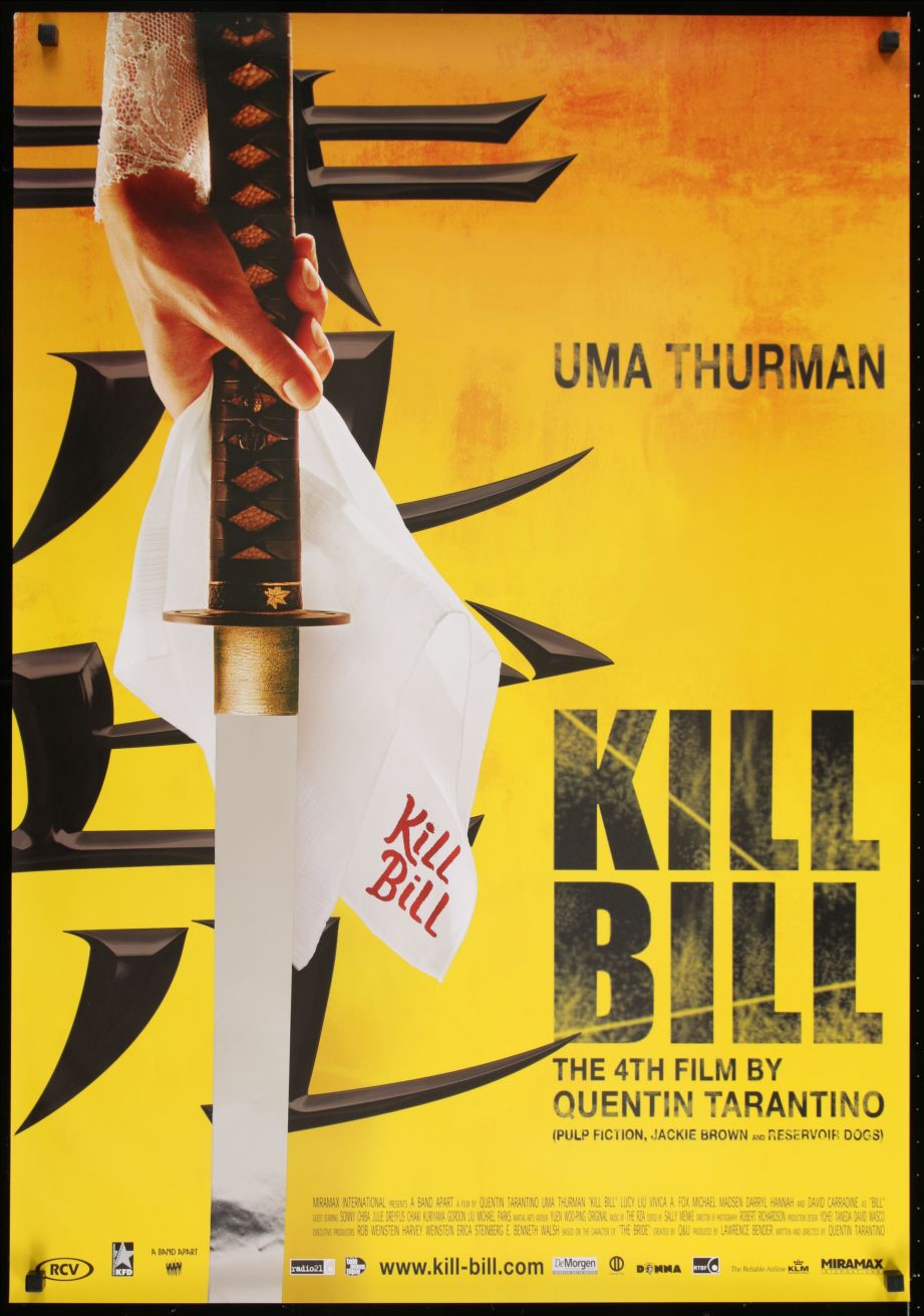 Kill Bill: Vol. 1 (2003) original theatrical movie poster - Final