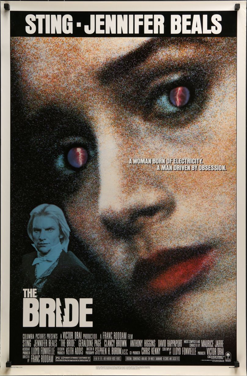 The Bride (1985) original theatrical movie poster - Final