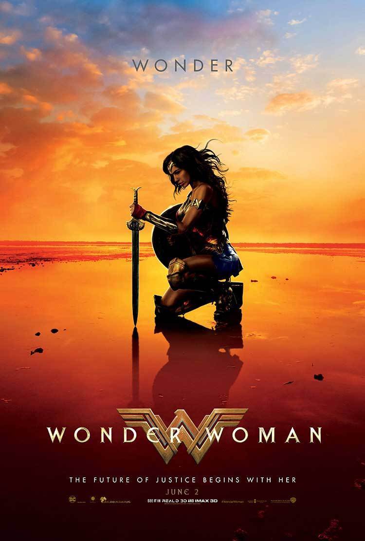 Wonder Woman (2017) original theatrical movie poster - Advance Style E