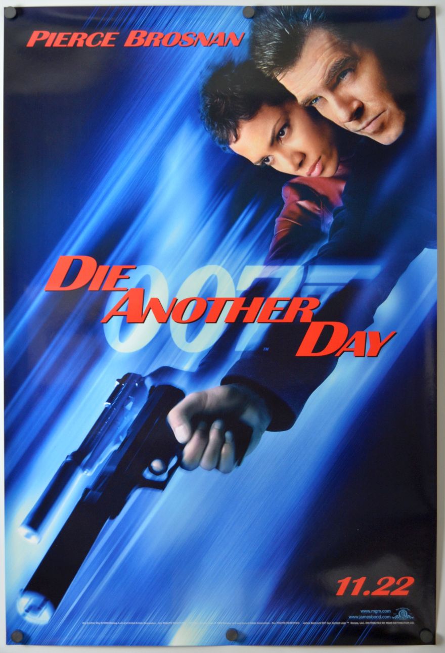 Die Another Day (2002) original theatrical movie poster - Style E