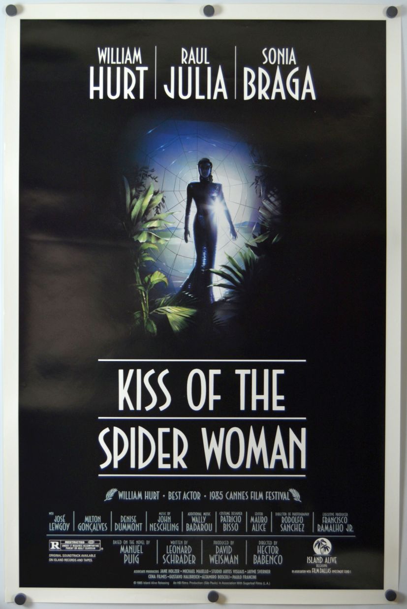 Kiss of the Spider Woman (1985) original theatrical movie poster - Final