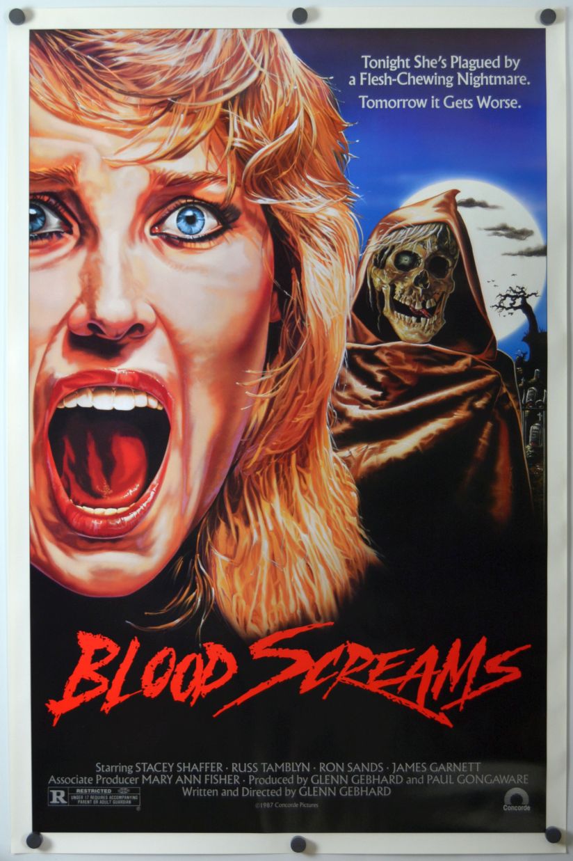 Blood Screams (1988) original theatrical movie poster - Final