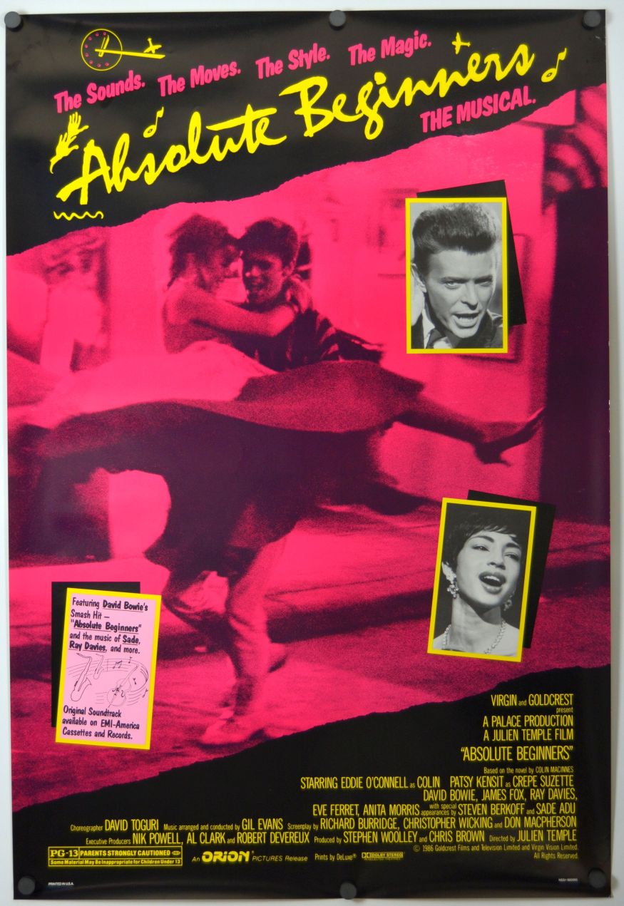 Absolute Beginners (1986) original theatrical movie poster - Final