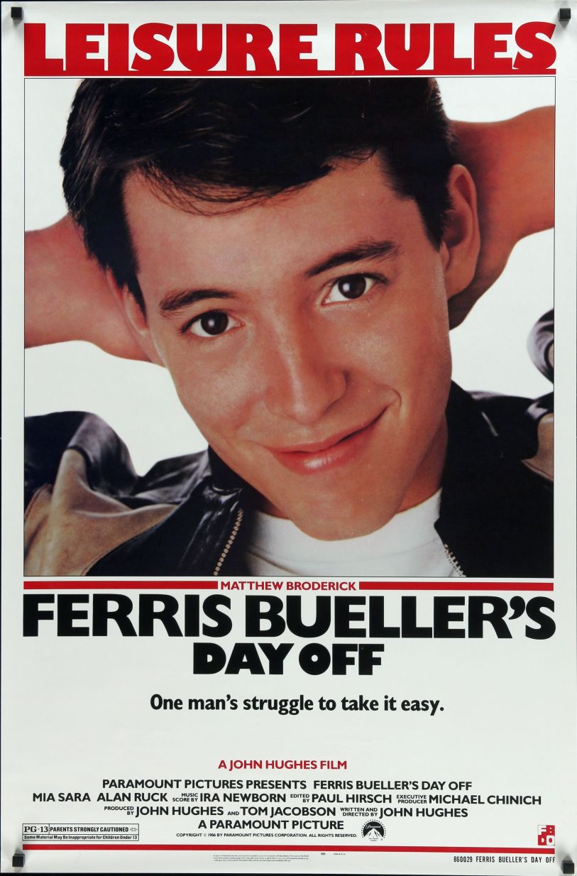 Ferris Bueller's Day Off (1986) original theatrical movie poster - Final