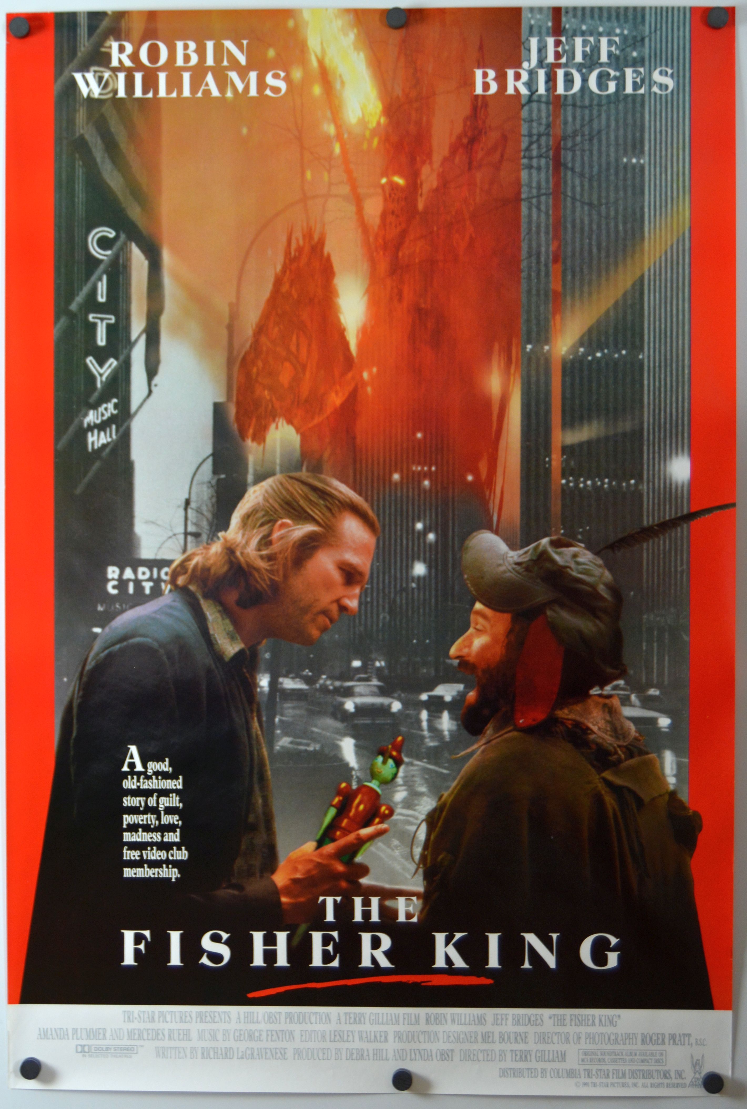 The Fisher King (1991) original theatrical movie poster - International