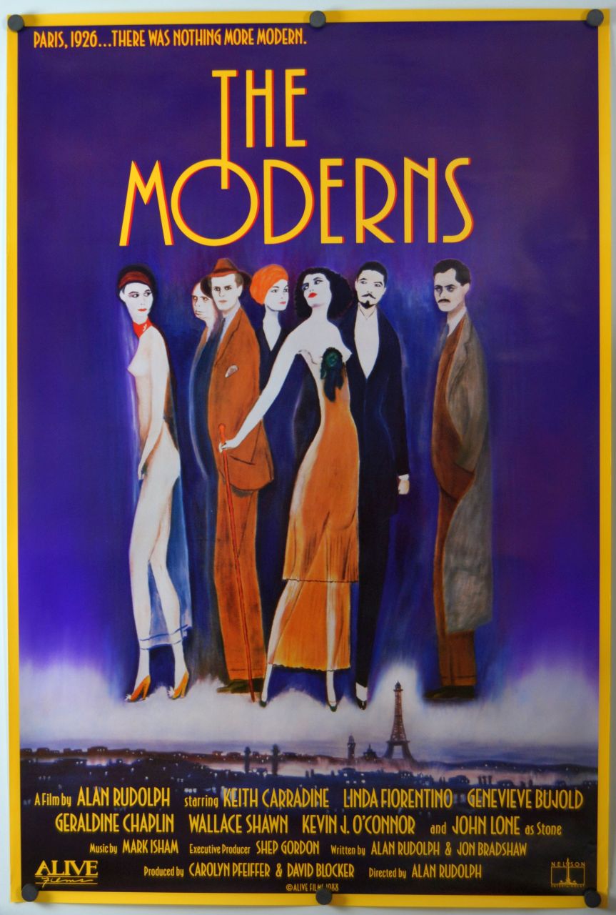 The Moderns (1988) original theatrical movie poster - Final