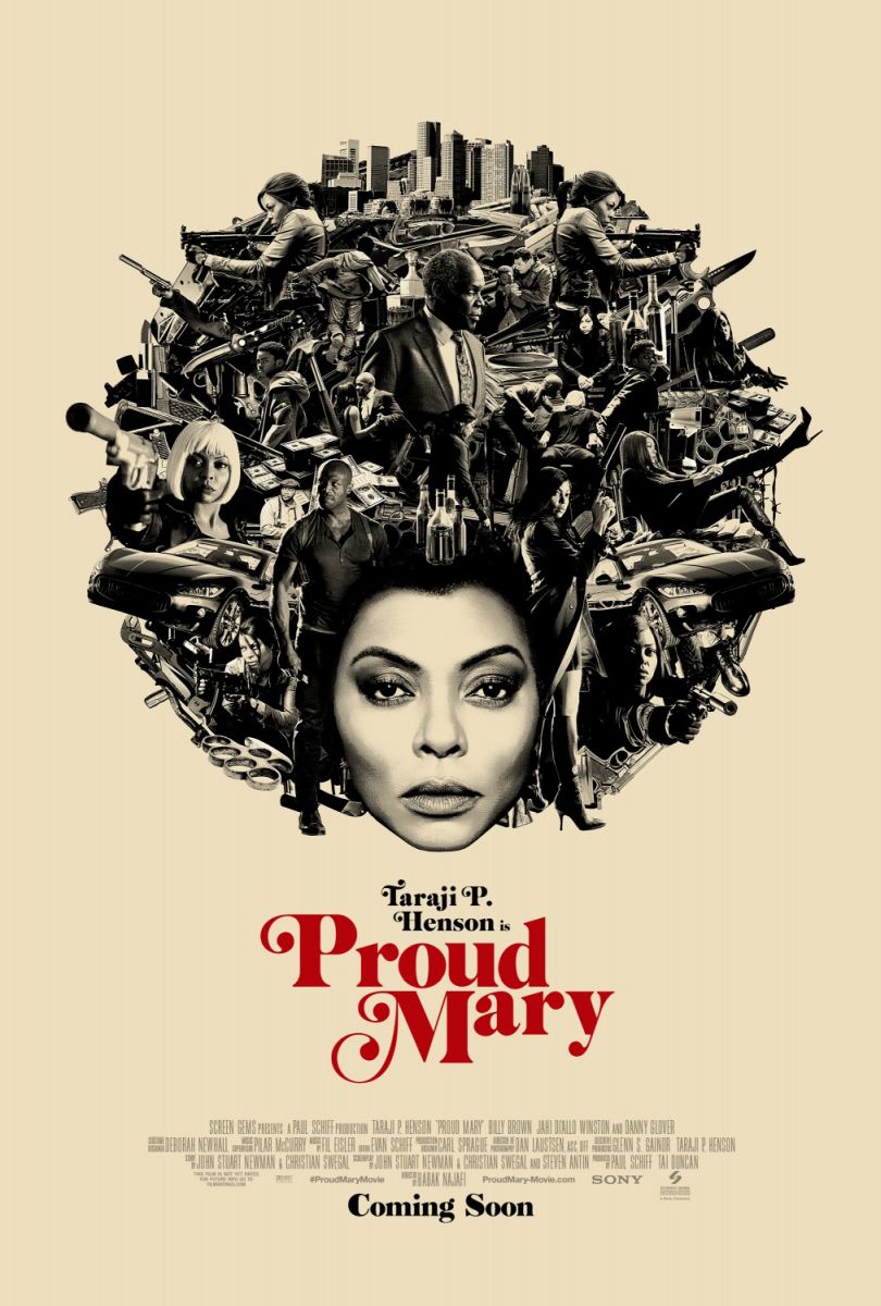 Proud Mary (2018) original theatrical movie poster - Final