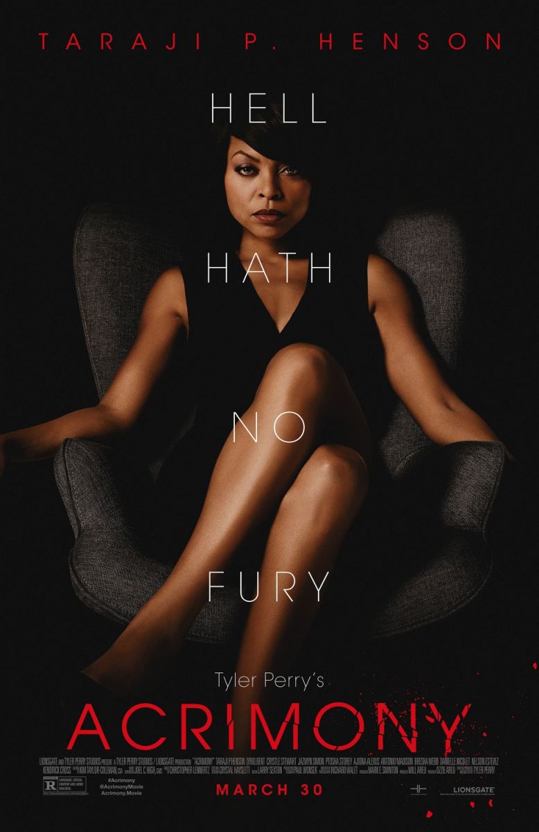 Acrimony (2018) original theatrical movie poster - Final