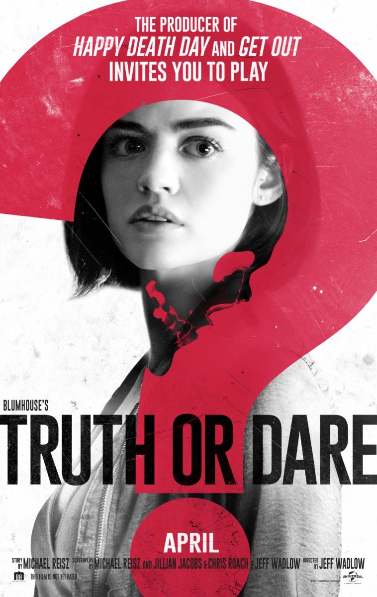 Truth or Dare (2018) original theatrical movie poster - Final