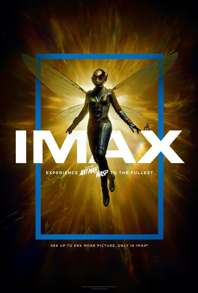 Ant-Man and the Wasp (2018) original theatrical movie poster - Imax