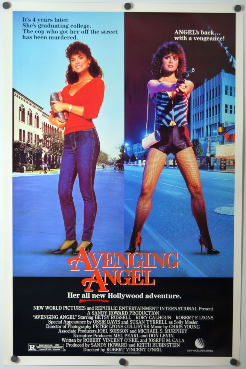Avenging Angel (1985) original theatrical movie poster - Final
