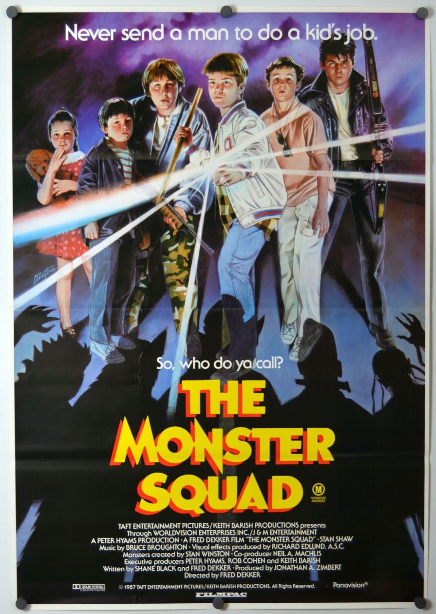 The Monster Squad (1988) original theatrical movie poster - Final