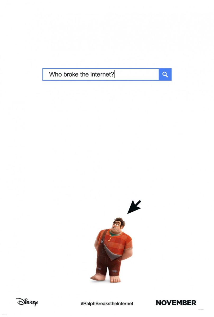 Ralph Breaks the Internet (2018) original theatrical movie poster - Advance