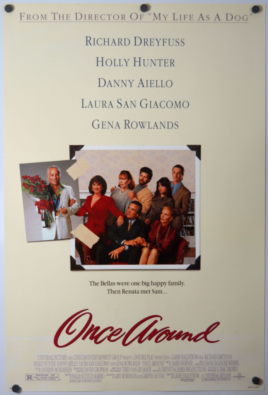 Once Around (1991) original theatrical movie poster - Final
