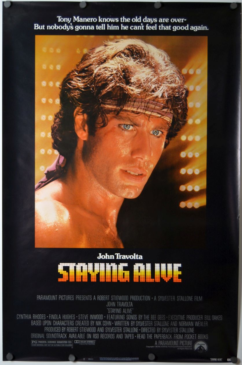 Staying Alive (1983) original theatrical movie poster - Final