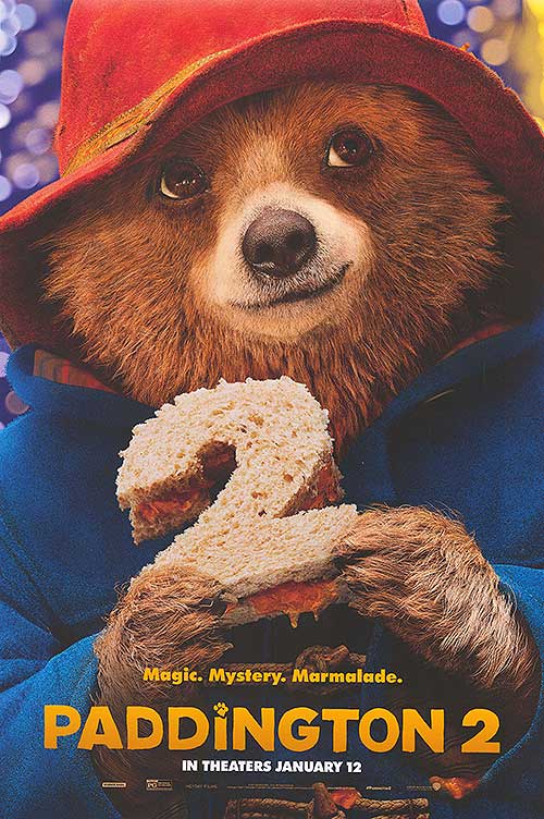 Paddington 2 (2018) original theatrical movie poster - Advance