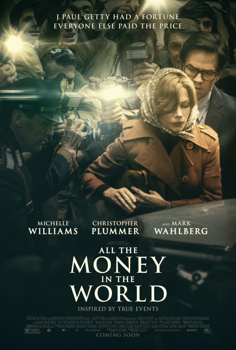 All the Money in the World (2017) original theatrical movie poster - Final