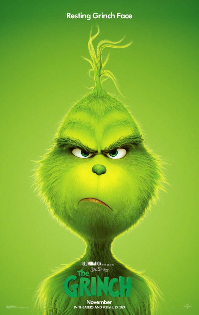 The Grinch (2018) original theatrical movie poster - Advance Style C
