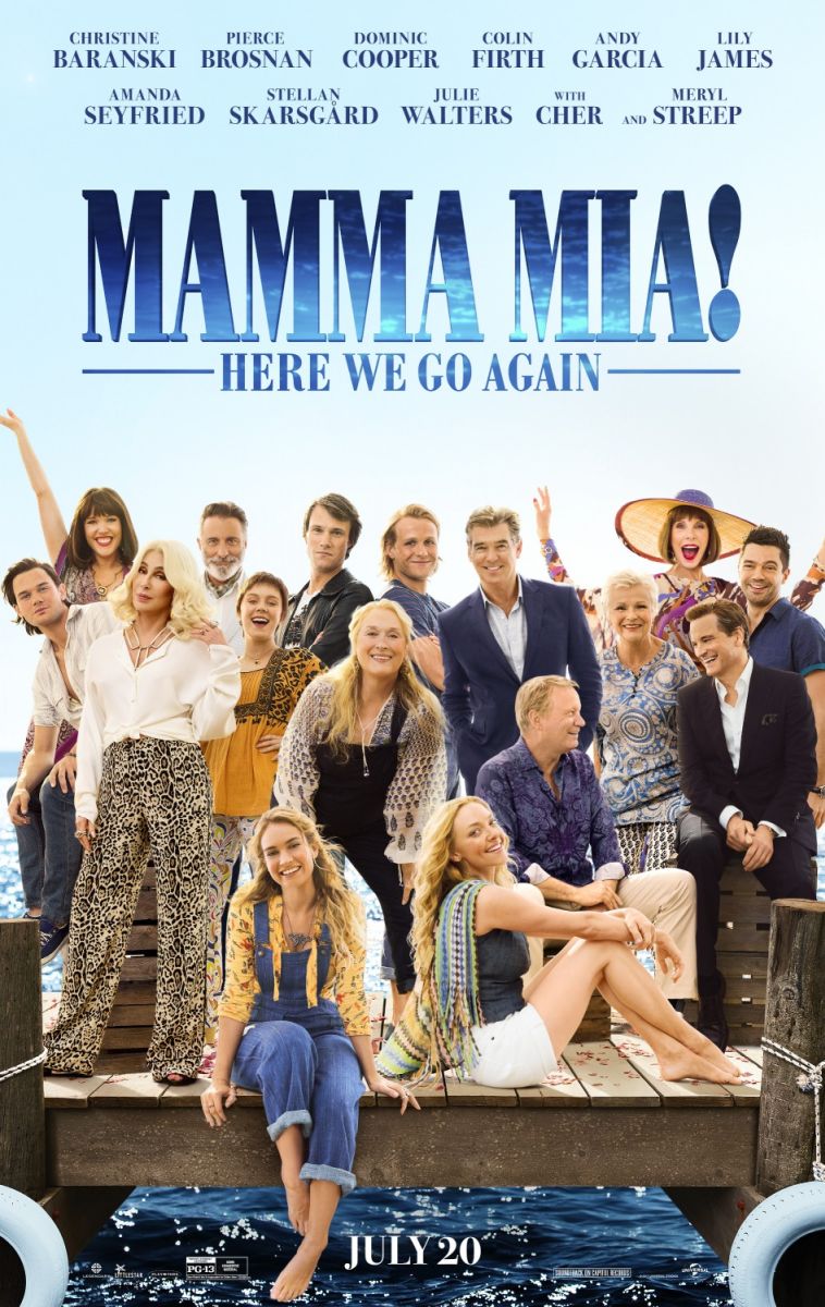 Mamma Mia! Here We Go Again (2018) original theatrical movie poster - Final