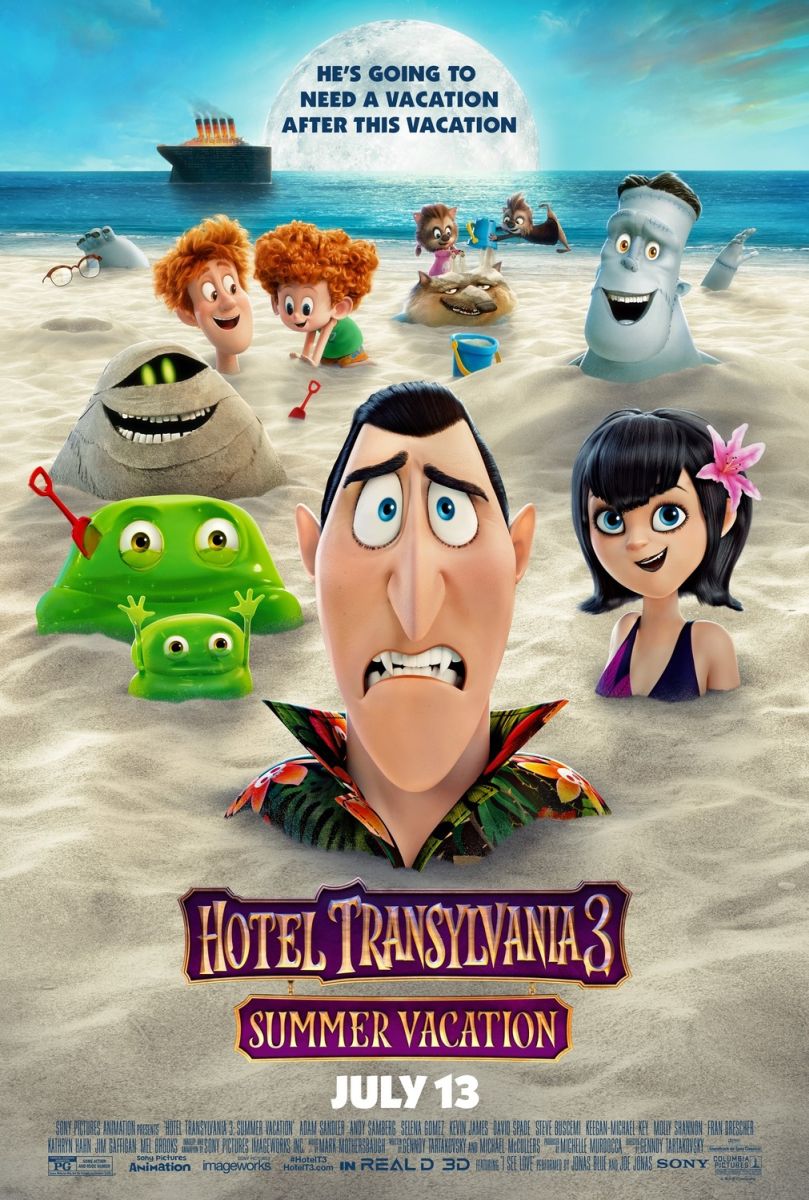 Hotel Transylvania 3 (2018) original theatrical movie poster - Final