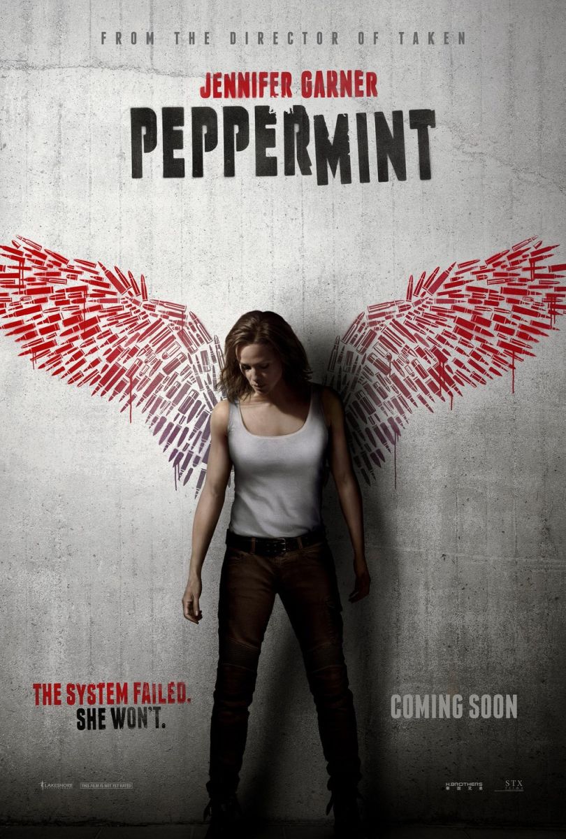 Peppermint (2018) original theatrical movie poster - Final