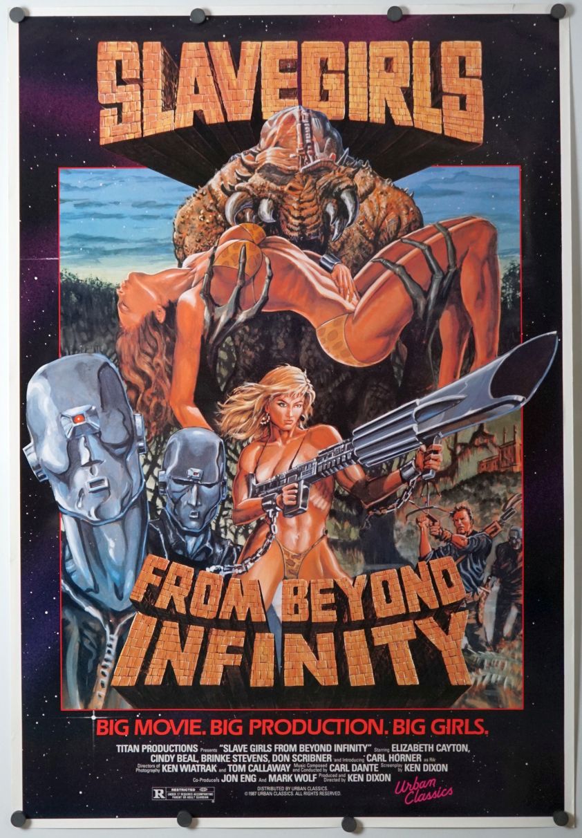 Slave Girls from Beyond Infinity (1987) original theatrical movie poster - Final