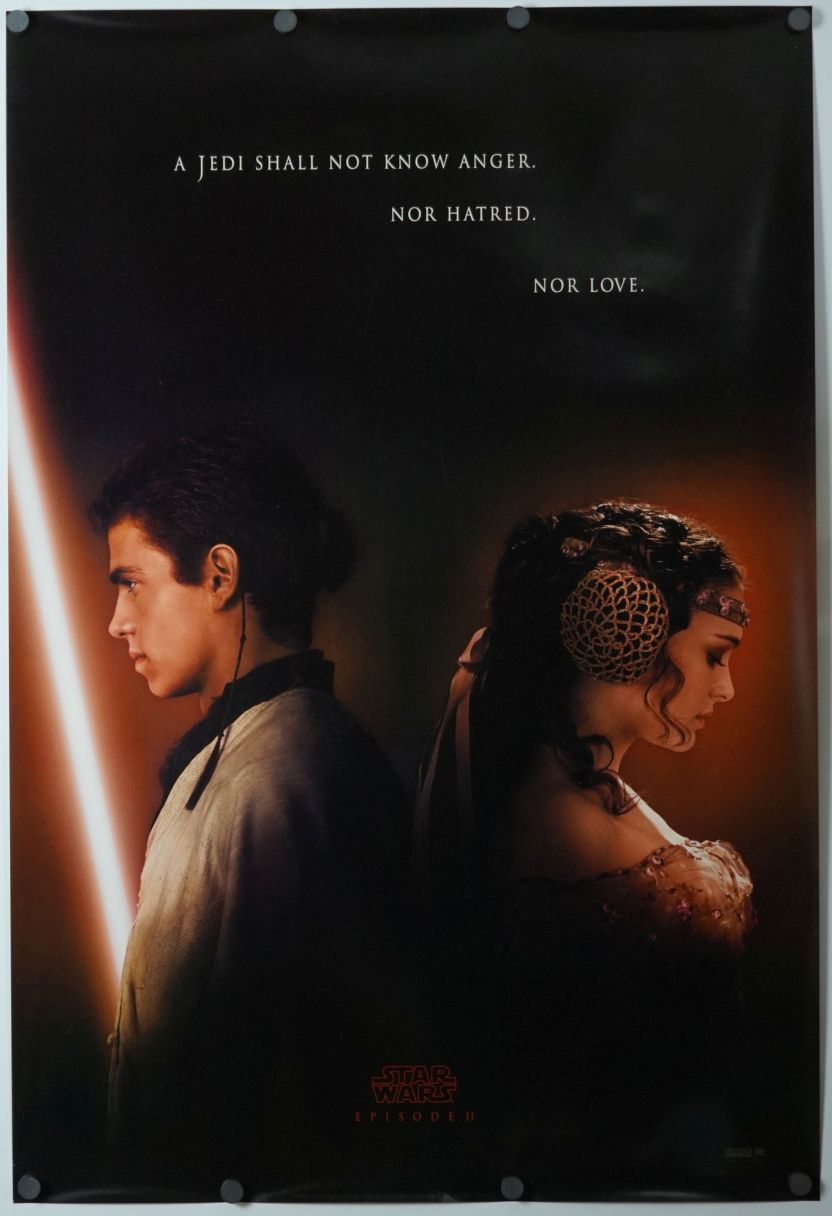 Star Wars: Episode II - Attack of the Clones (2002) original theatrical movie poster - Advance