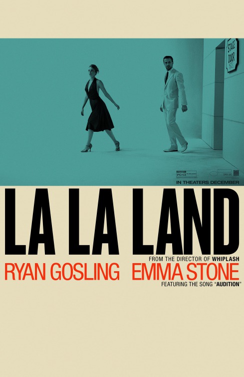 La La Land (2016) original theatrical movie poster - Advance Style B
