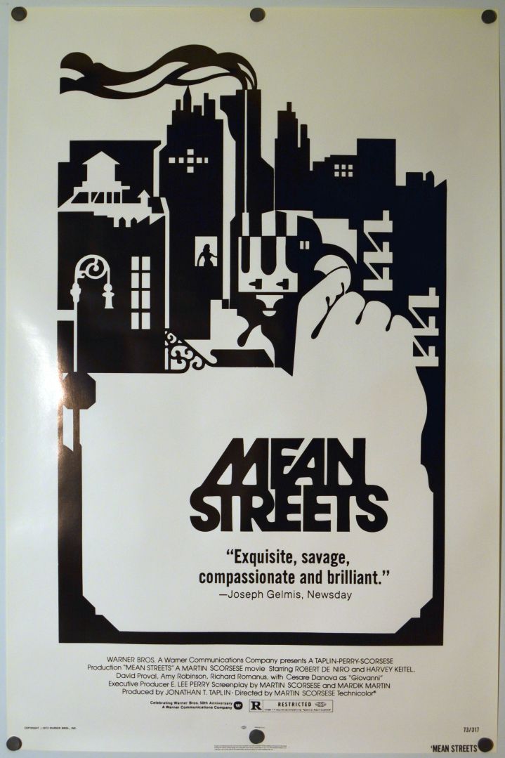 Mean Streets (1973) original theatrical movie poster - Bootleg
