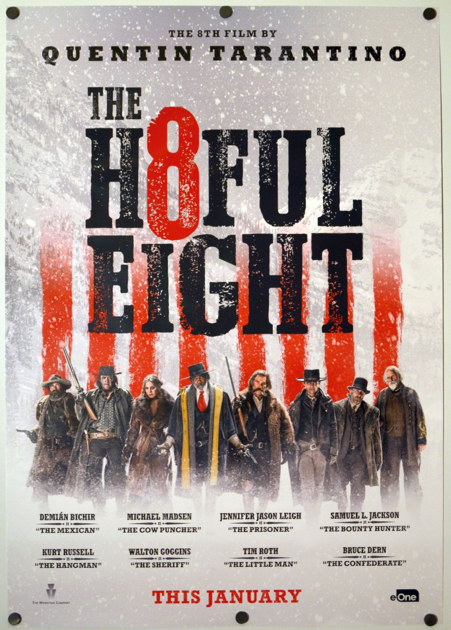The Hateful Eight (2016) original theatrical movie poster - Final