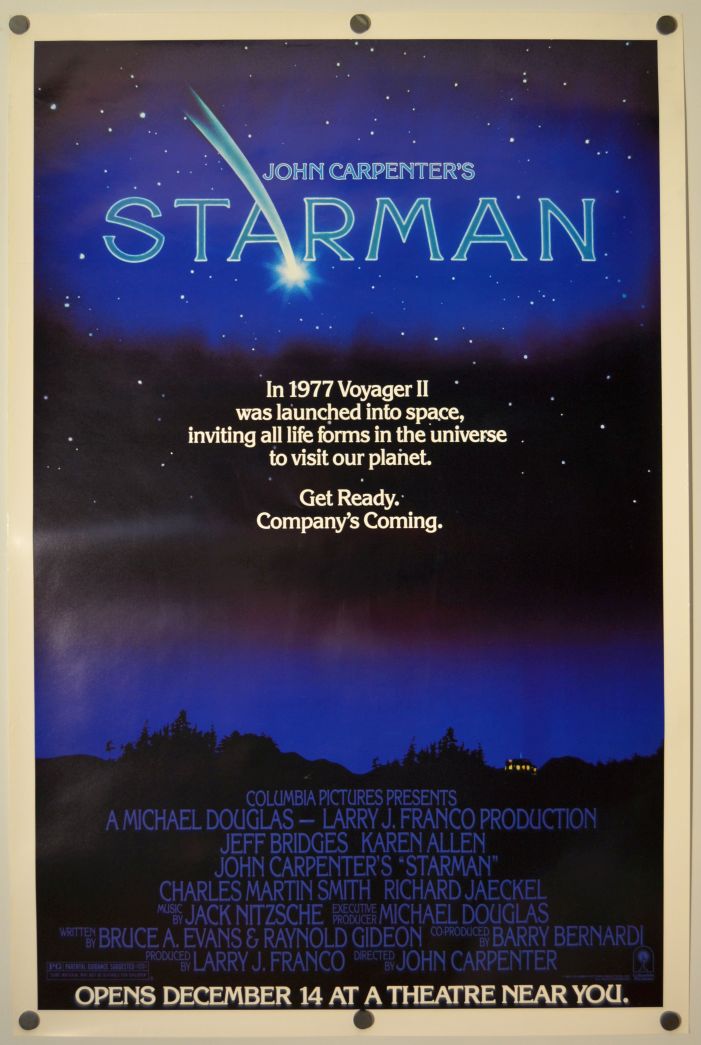 Starman (1984) original theatrical movie poster - Advance