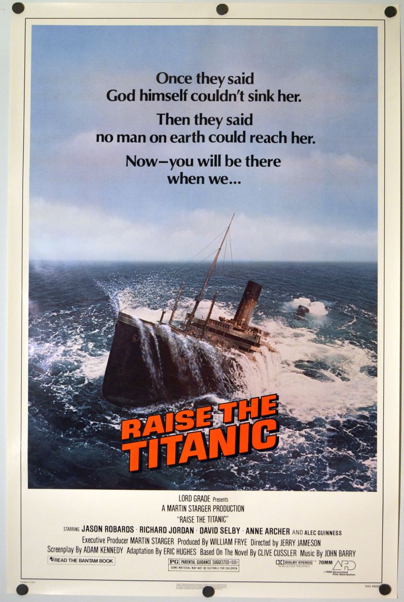 Raise the Titanic (1980) original theatrical movie poster - Final