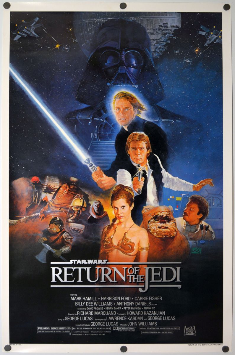 Star Wars: Episode VI - Return of the Jedi (1983) original theatrical movie poster - Final