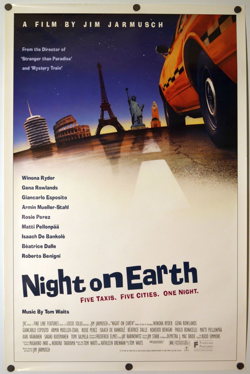 Night on Earth (1991) original theatrical movie poster - Final
