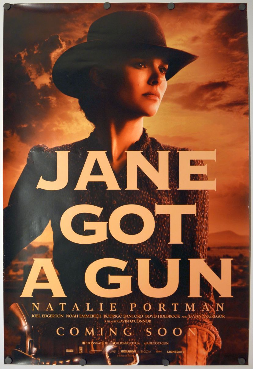 Jane Got a Gun (2016) original theatrical movie poster - Advance