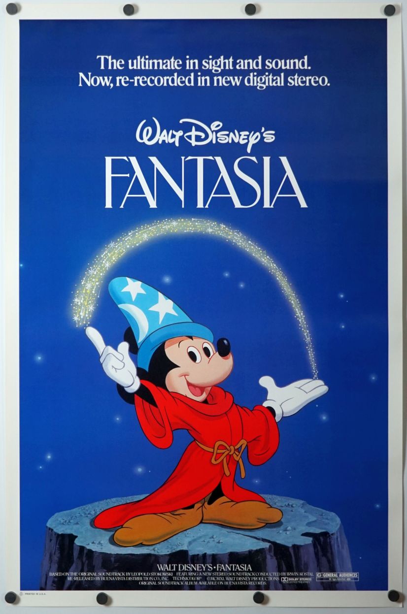 Fantasia (1982) original theatrical movie poster - Re-Release