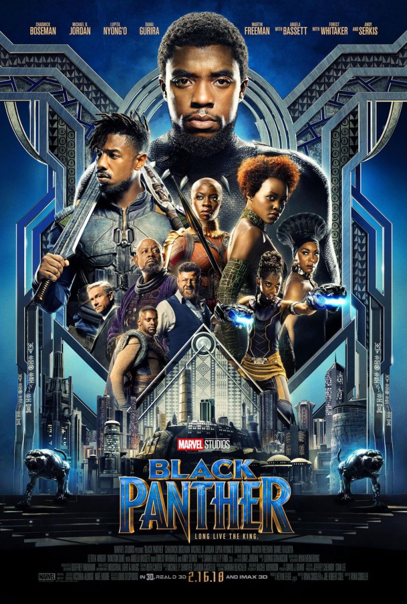 Black Panther (2018) original theatrical movie poster - Final