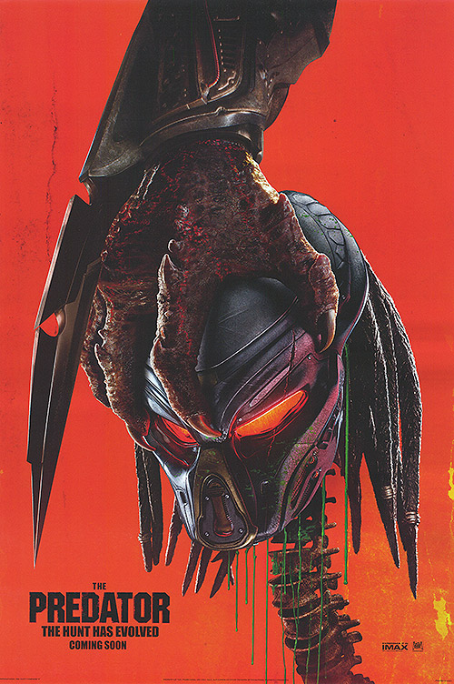 The Predator (2018) original theatrical movie poster - International Advance