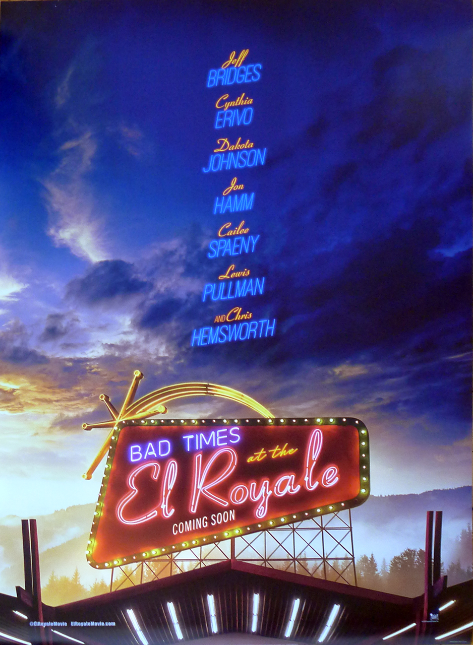 Bad Times at the El Royale (2018) original theatrical movie poster - International Advance