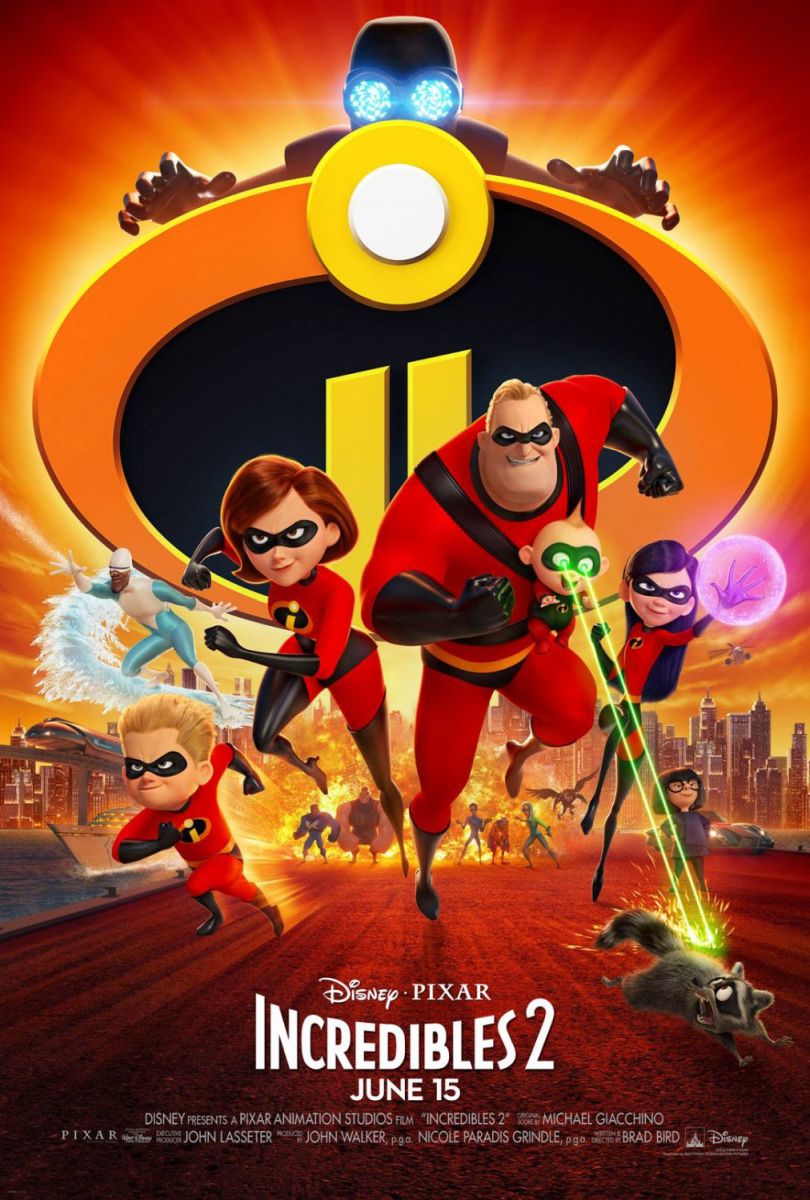 Incredibles 2 (2018) original theatrical movie poster - Final