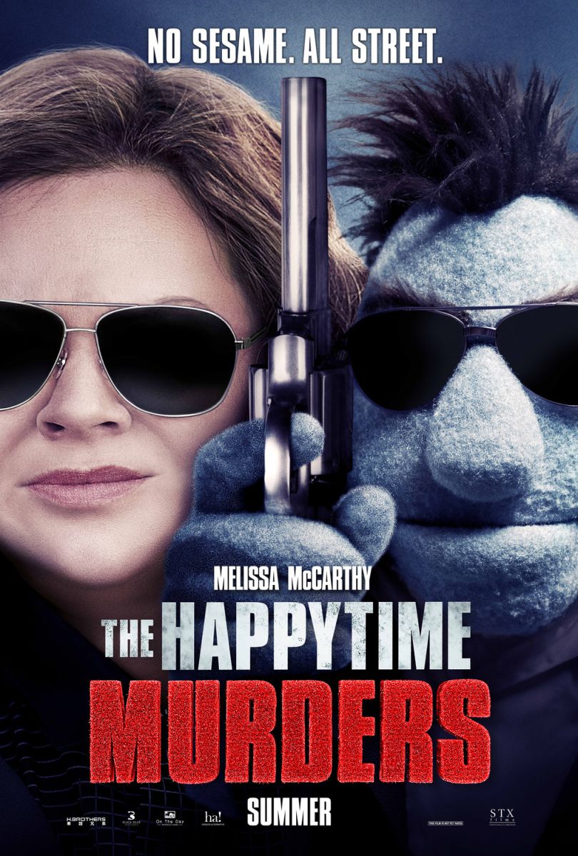 The Happytime Murders (2018) original theatrical movie poster - Advance